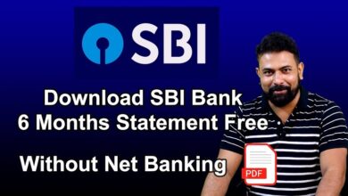 how to get sbi bank statement without net banking