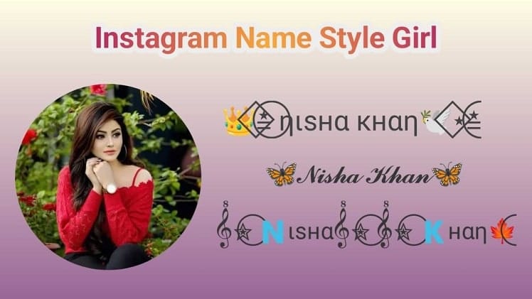 instagram name style girl